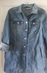 Chicos elongated Denim jacket